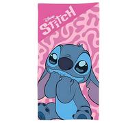 Arlis - Toalla de playa de puntada o toalla de baño de puntada, 70 x 140 cm, toalla de playa Stitch - 1)