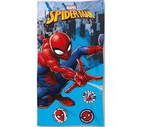 Arlis - Toalla de playa Spiderman o toalla de baño Spiderman (70 x 140 cm)