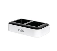 Arlo Accesorio Certificado para estación de Carga Dual: Carga hasta Dos baterías, Funciona Solo con baterías Ultra, Ultra 2, Pro 3, Pro 4, Pro 3 para cámara de Reflector VMA5400C
