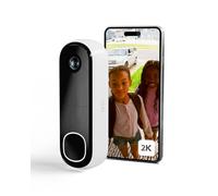 Arlo Essential 2K Videoportero WiFi, Timbre Inalámbrico Exterior Impermeable, Timbre Casa, Detector De Movimiento, Visión Nocturna, Audio Bidireccional, Prueba Arlo Secure Incluida, 1 Cámara, Blanca