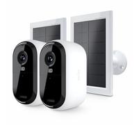 Arlo Essential 3 2K Camera Blanco Set de 2 incl. panel solar