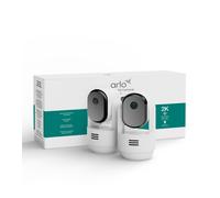Arlo essential 3 2k pan-tilt-zoom indoor security camera almohadilla c