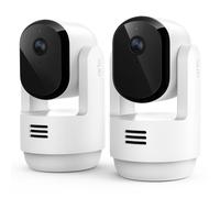 Arlo Essential 3 2K PTZ Cámara de interior Blanco Juego de 2 3MP (2304x1296), WLAN, fuente de alimentación, interior, función panorámica y de inclinación