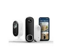 Arlo Essential 3 Indoor Camara Vigilancia Bebe/Mascotas 2K & Videoportero HD con Timbre, Sensor de Movimiento, Visión Nocturna, Prueba Secure Incluida, con Cubierta de Lente automática