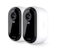 Arlo Essential - Cámara de Seguridad HD para Exteriores (2ª generación) - Paquete de 2 - Video HD de 1080p, cámara inalámbrica para Exteriores e Interiores, Foco Integrado, visión Nocturna a Color,