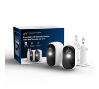 Arlo essential e3 hd 2-cams + 2x mounts caja cámara de seguridad ip e