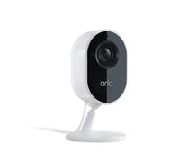 Arlo Essential Indoor Camara Vigilancia WiFi Interior ,Camaras Vigilancia Domicilio WiFi, Sensor de Movimiento, Alarmas Para Casa, Prueba Arlo Secure Incluida, Visión Nocturna, 1 Cámara, Blanca
