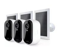 Arlo ESSENTIAL2 2K Outdoor Camera 3-Pack W/3-SOLAR Panel BNDL
