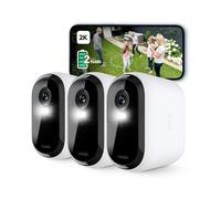 Arlo Essential2 - White 2K Cam X3 - Protección inteligente 2K para todo el hogar