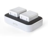 Arlo Estación De Carga Doble Carga Un 15% Más Rápida, Blanco, Compatible Con La Camara Vigilancia WiFi Arlo Pro 3, Pro 4 (+XL), Pro 5, Ultra 2 (+XL), Go 2, Arlo Accesorio Certificado, VMA5400C
