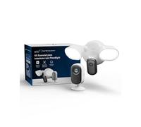 Arlo Floodlight 2K & Essential 3 Indoor 2K, Gran Angular de 160°, Resistente a la Intemperie, visión Nocturna en Color, Sirena de Alarma, hasta 2000 lúmenes, Prueba Gratuita de Arlo Secure