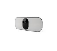 Arlo Floodlight Camara Vigilancia WiFi Exterior, Inalámbrica, 2K HDR, 160° Visión Nocturna, Foco Y Alarma Incorporados, Detección Movimiento, Audio Bidireccional, Prueba Arlo Secure Incluida , Negro