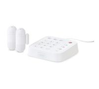 Arlo Home Security System - Wired Keypad Sensor Hub, (2) 8-in-1 Sensors, 24/7 Professional Monitoring- No Contract Required, DIY Installation, Alarm System for Home Security - SS1201, White