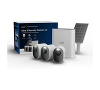 Arlo Kit de cámaras de seguridad Ultra 3: 3 cámaras + 1 panel solar