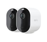 Arlo Pro 5S 2K Spotlight Camera - Paquete de 2 cámaras de Seguridad inalámbricas para Exteriores, Wi-Fi de Doble Banda, visión Nocturna a Color, Audio bidireccional, cámaras de Seguridad para el