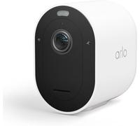 Arlo Pro 6 Camara de Vigilancia WiFi Exterior 2K, Camara Vigilancia WiFi Interior, Sensor de Movimiento, Alarmas Para Casa, Visión Nocturna Color, Sirena, Prueba Arlo Secure Incluida, 1 Cámara, Blanca