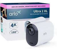 Arlo Ultra 2 XL Camara de Vigilancia WiFi Exterior 4K, Camara de Vigilancia WiFi Interior, Sensor de Movimiento, Alarmas Para Casa, Requiere Smart Hub Disponible Por Separado, Cámara Adicional, Blanca