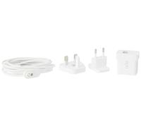 Arlo Cable Magnético 2,4 m Interior, Blanco, Compatible Con La Camara Vigilancia WiFi Arlo Pro 3, Pro 4 (+XL), Pro 5, Ultra 2 (+XL), Floodlight, Go 2, Arlo Accesorio Certificado, VMA5000C