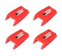 arlote Agujas de 4 Piezas para Tocadiscos. Agujas de Aguja de Repuesto Universales Agujas Aguja de Repuesto para Tocadiscos de Vinilo
