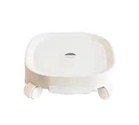 arlote Carrito con Tarima para Plantas, Soporte para Plantas con Ruedas y Recipiente de Agua, Plataforma Rodante para Macetas, Maceta Redonda con Rollo,