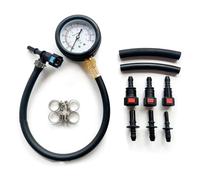 arlote Kit de Prueba de Presión de Combustible Medidor de Presión de Combustible Kit de Medidor de Presión de Bomba de Inyección de Combustible para Automóvil, Motocicleta, Camión