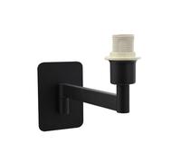 Arm. aplique abatible pivo 1xe14 negro 14,5x8x22 cm