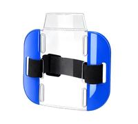 Arm Badge Holder | 14.5x15cm Clear Waterproof Sleeve - Adaptable Card Holder Armband With Adjustable Elastic Strap And Buckle - For Skiing, Mountaineering, Rafting, Outdoor Activities