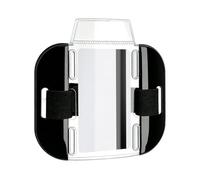 Arm Badge Holder | Clear Organizer Sleeve - Waterproof Ticket Holder Armband with Adjustable Elastic Strap and Buckle | for Skiing Mountaineering Rafting Women Men