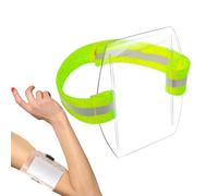 Arm Card Holder for Skiing - Waterproof Ski Pass Armband, Clear Elastic ID Badge Sleeve | Secure Ticket Holder for Lift Access, Outdoor Travel, Season Events, Men, Women