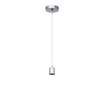Arm.colgante cara 1xe27 cromo regx10x10 cm