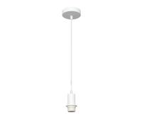 Arm.colgante p/pantalla cara 1xe27 blanco regx10x10 cm
