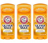 Arm & Hammer Arm & Hammer ULTRAMAX anti-traspirante deodorante solido Unscented 2,60 once (pacchetto di 3)