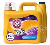 Arm & Hammer ms blster de olor oxiclean rfaga fresca 128 cargas detergente de lavandera lquida 166.5 fl oz