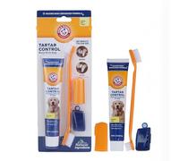 Arm & Hammer Tartar Control Dental Kit para Perros, Banana Mint White