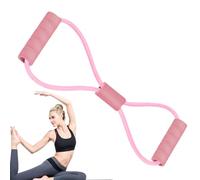 Arm Resistance Bands for Women | Figure 8 Resistance Bands for Back | Elastic Gear Equipment Non-Slip Grips Physical Workout Gym Office Pilates Sports Travel