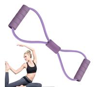 Arm Resistance Bands for Women | Figure 8 Resistance Bands for Back | Elastic Gear Equipment Non-Slip Grips Physical Workout Gym Office Pilates Sports Travel