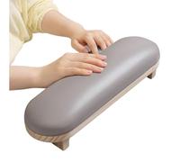Arm Rest For Nails - Non Slip Wipe-Friendly Waterproof Holder Stand With PU Cover - Wrist Pressure Relief Hand Rest For Nails | For Practice Salon Manicure Home Station Room Client Beginners