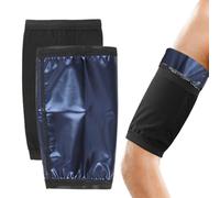 Arm Slimmer - 2 Piece Adjustable Compression Sleeves, Sauna Sweat Trainer Design, Stretch Support Fit, Lightweight Wearable Gear | Women Men Fitness, Weight Loss Workouts, Sports Training, Outdoor