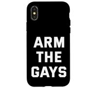 Arm The Queers Orgullo Gay LGBTQ+ Carcasa para iPhone X/XS