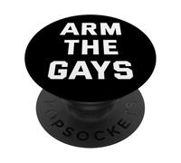 Arm The Queers Orgullo Gay LGBTQ+ PopSockets PopGrip Adhesivo