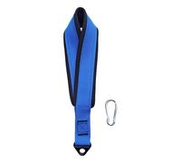 Arm Wrestling Wrist Strap for Exercises - Pulley Accessory with Carabiner for Personal Training & Sports Practice- Azul