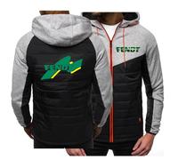 ARMAAN Abrigos Hombre, Chaqueta Acolchada Y Acolchada Para FENDT, Ropa Deportiva Cárdigan Sudaderas Capucha, Ropa Exterior Térmica De Invierno, Abrigo Grueso Bolsillos Cremallera,Grey2-s