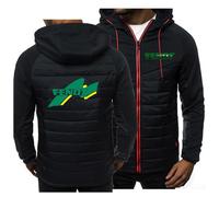 ARMAAN Abrigos Hombre, Chaqueta Acolchada Y Acolchada Para FENDT, Ropa Deportiva Cárdigan Sudaderas Capucha, Ropa Exterior Térmica De Invierno, Abrigo Grueso Bolsillos Cremallera,Black2-3x_l