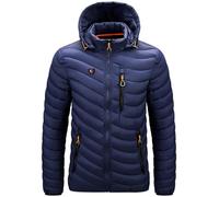 ARMAAN Chaquetas Acolchadas Ligeras Para Hombre Con Cremallera Completa Y Capucha Desmontable Estilo De Mass Effect N7 Abrigos Otoño E Invierno Para Uso Casual De Trabajo,Blue2-4x_l