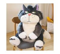 ARMAAN Juguetes de Peluche de Gato Lucifer de Cenicienta, 15-65 cm, Lindo Gato de Peluche, muñeco de Peluche para niñas, Princesas, Peluches Kawaii, Regalo para San Valentín, Navidad,Grey-35cm
