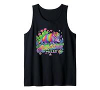 Armadillo Armadillo arcoíris de San Antonio, Texas, Recuerdo de los 80 Camiseta sin Mangas
