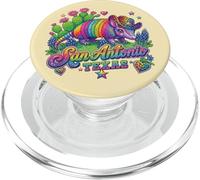 Armadillo Armadillo arcoíris de San Antonio, Texas, Recuerdo de los 80 PopSockets PopGrip para MagSafe