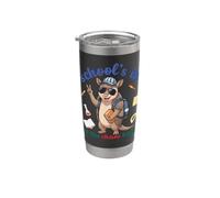 Armadillo Back School Vibra Escuelas En Deja Que El Caos Comience Vaso térmico de acero inoxidable de doble pared