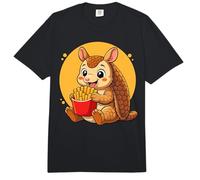 Armadillo Comer Papas Fritas Divertido Kawaii Animal Food Lover Comfort Colors Adult Heavyweight T-Shirt