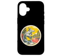 Armadillo Tocar Guitarra | Rock Star | 60s 70s Rock Music Carcasa para iPhone 16